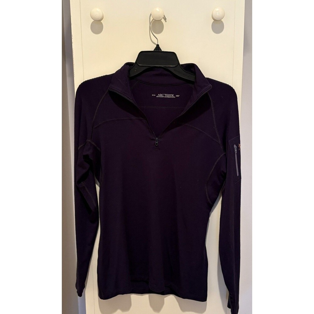 Arc'teryx Women's Dark Purple Half-Zip Jacket